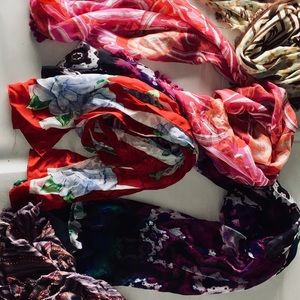 5 scarf bundle